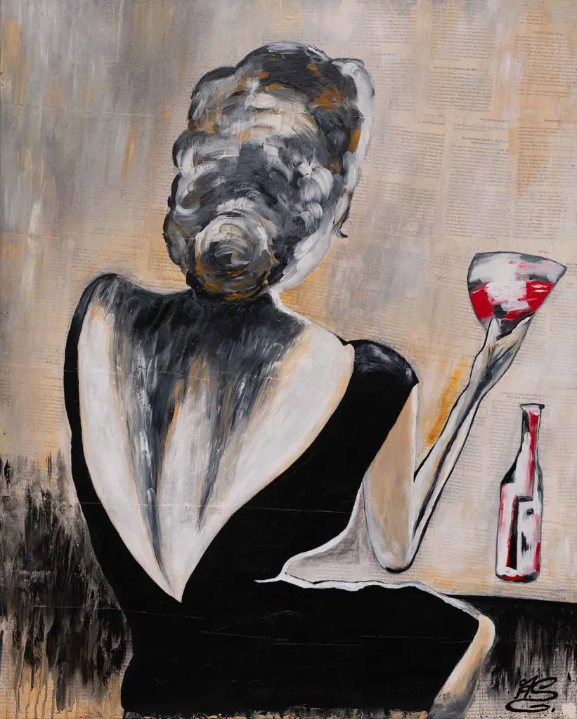 Atelier Angelika Schmidt - Reading Newspaper