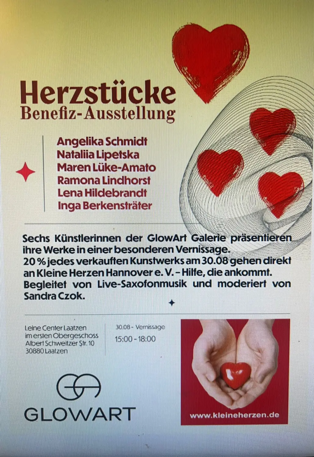 Atelier Angelika Schmidt - Presse/Publikationen, 2025, GlowArt Galerie , Leine Center Laatzen